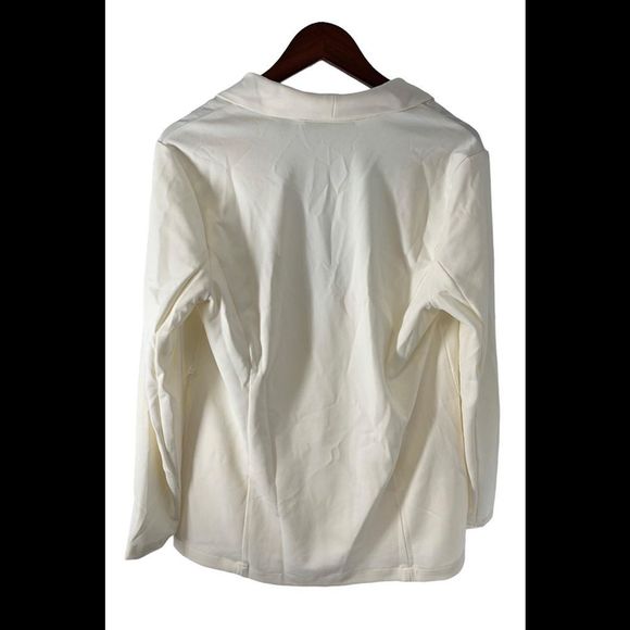 Girl With Curves Bi-Stretch Blazer Ivory - Regular - Picture 2 of 2